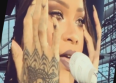 Rihanna fond en larmes sur scène (vidéo)