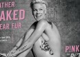 Pink totalement nue... s'insurge contre la fourrure