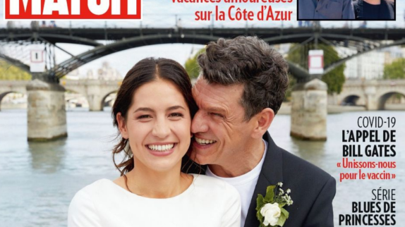 Marc Lavoine Et Line Papin Photos Du Mariage Rencontre Ils Racontent Leur Histoire