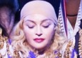 Madonna en pleurs à cause de sa blessure