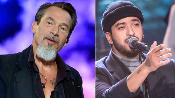 R&eacute;sultat de recherche d'images pour "florent pagny et slimane"