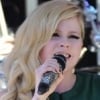 Avril Lavigne sur le plateau d'Extra TV : photos