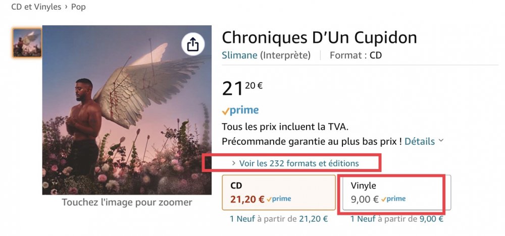Slimane-Chronique d'un Cupidon Vinyle 0602448152770