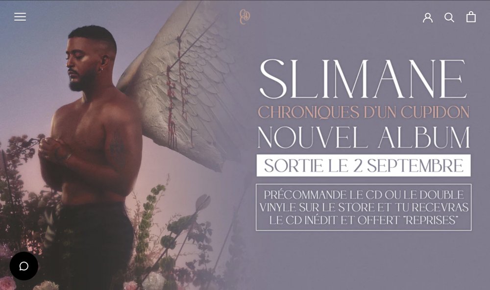 Promo Slimane chroniques d'un cupidon chez Carrefour