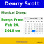 Musical Diary: Songs from Feb 24,
