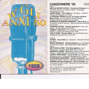 Canzoniere '58 - Canzoni Original