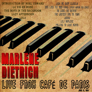 Marlene Dietrich - Live From Café
