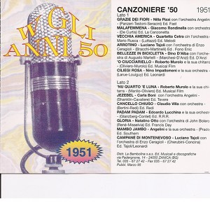 Canzoniere '51 - Canzoni Original