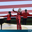 Lady Gaga chante l'hymne national américain au Super Bowl 2016 : photos