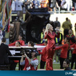 Lady Gaga chante l'hymne national américain au Super Bowl 2016 : photos