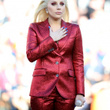 Lady Gaga chante l'hymne national américain au Super Bowl 2016 : photos
