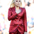 Lady Gaga chante l'hymne national américain au Super Bowl 2016 : photos