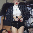  Miley Cyrus et will.i.am au Jimmy Kimmel Show : photos