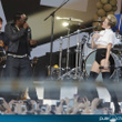  Miley Cyrus et will.i.am au Jimmy Kimmel Show : photos
