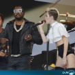  Miley Cyrus et will.i.am au Jimmy Kimmel Show : photos