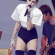  Miley Cyrus et will.i.am au Jimmy Kimmel Show : photos