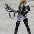 Avril Lavigne sur le tournage de "Rock N Roll" : photos