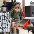 Avril Lavigne sur le tournage de "Rock N Roll" : photos