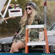 Avril Lavigne sur le tournage de "Rock N Roll" : photos