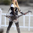 Avril Lavigne sur le tournage de "Rock N Roll" : photos