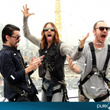 30 Seconds to Mars sur le toit de l'O2 Arena à Londres : photos