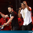 Jay-Z, Justin Timberlake et Rihanna au Yahoo! Wireless Festival 2013 : photos
