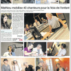 Jenifer, Pokora, Miro... pour Les Voix de l'Enfant