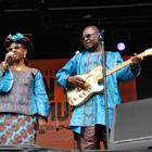 Amadou et Mariam en concert dans le noir total