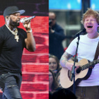 Ed Sheeran s'invite au concert de 50 Cent !
