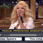 Christina Aguilera imite Britney Spears