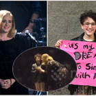 Adele chante en duo avec une fan autiste