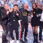 Zazie, Obispo et Bruel chantent "Je te donne"