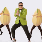 Pub : PSY danse avec des pistaches géantes