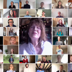 Jane Birkin : "La javanaise" avec une chorale