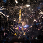 Feu d'artifice du 14 juillet à la Tour Eiffel