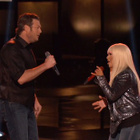 C. Aguilera et Blake Shelton live dans "The Voice"