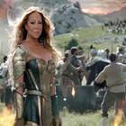 Mariah Carey en Xena la guerrière dans une pub