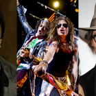 Johnny Depp et Julian Lennon suivent Aerosmith