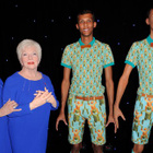 Stromae et Line Renaud au Musée Grévin