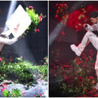 San Remo : un chanteur détruit le décor