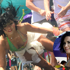 Demi Lovato chute pendant une pool party