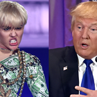Miley Cyrus, en larmes, fustige Donald Trump