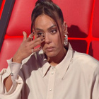 The Voice : le sosie vocal d'Aznavour émeut Amel Bent