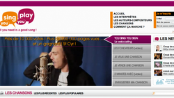 "You Sing You Play" : plateforme auteurs-artistes