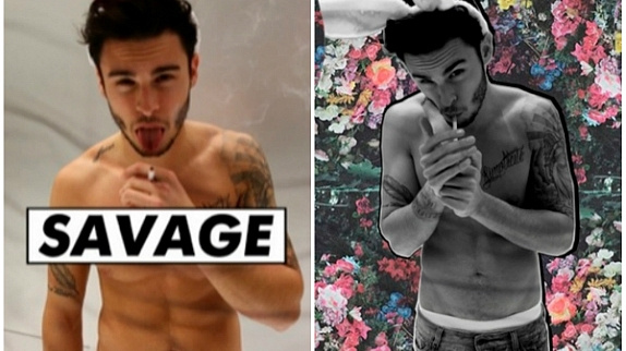 Baptiste Giabiconi se met à nu pour Eleven