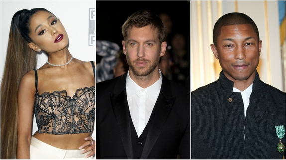 Calvin Harris : un tube avec A. Grande et Pharrell