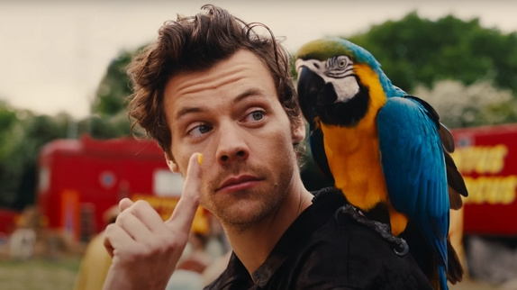 Harry Styles en plein cirque dans "Daylight"