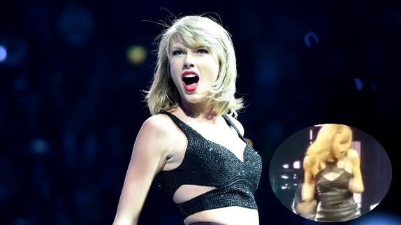 Taylor Swift effrayée par 2 fans en plein concert