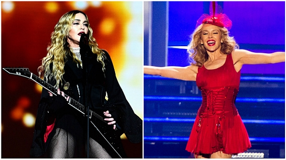 Madonna reprend Kylie Minogue sur scène