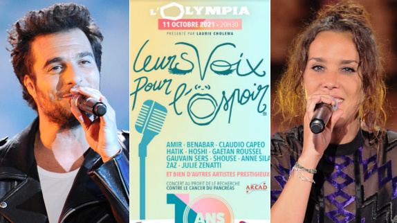 "Leurs Voix pour l'Espoir" à l'Olympia et sur C8